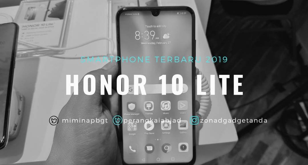 smartphone honor 10 lite